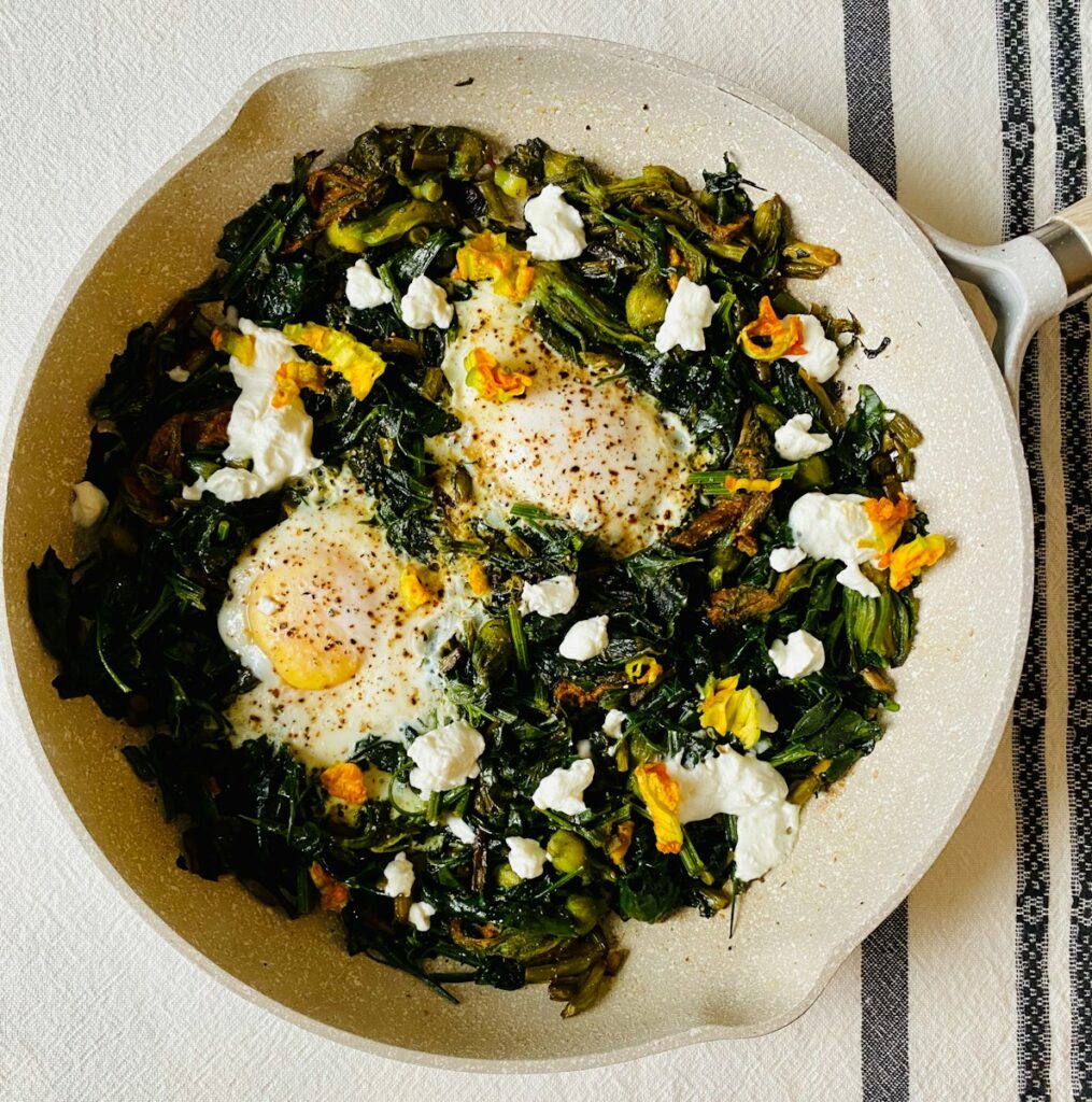 cooked food on white ceramic plate